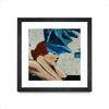 \"On The Rocks\" Matted and Framed Black 30x30 Wall Art