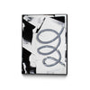 \"Swirl \" Canvas Framed Black 30x40 Wall Art