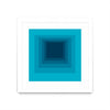 \"After Josef D\" Matted and Framed White 36x36 Wall Art