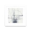 \"Chalk Doodles G\" Matted and Framed White 36x36 Wall Art
