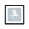 \"Serene Seaside Iii\" Matted and Framed Black 30x30 Wall Art
