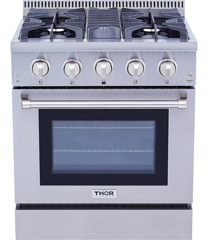 Thor Kitchen 4.2 Cu. Ft. Freestanding Dual Fuel Range - HRD3088U-SS