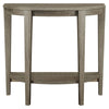 Dark Taupe Wood-Look Console Table