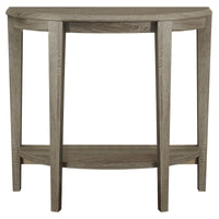 Dark Taupe Wood-Look Console Table