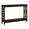 Espresso Hall Console Accent Table