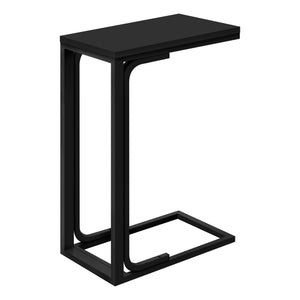 Black Black Metal Accent Table