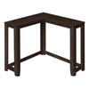 Espresso Corner Console Accent Table