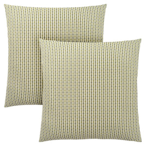 Light Dark Green Abstract Dot 2pcs Pillow