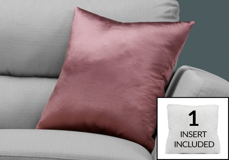 Pink Satin 1pc Pillow