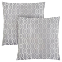 Grey Wave Pattern 2pcs Pillow