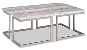 Jesse Coffee Table - Pewter