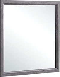 Kate Bedroom Dresser Mirror - Grey/Brown 