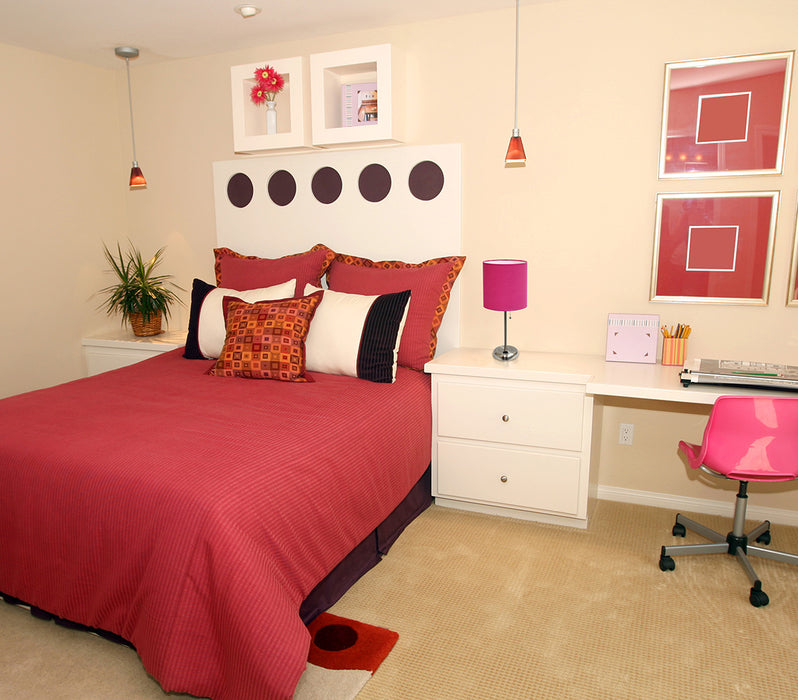 Limelights Stick Lamp with Charging Outlet And Fabric Shade Table Lamp