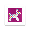 \"Dottie\" Matted and Framed White 36x36 Wall Art