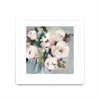 \"Pale Pink Bouquet I\" Matted and Framed White 30x30 Wall Art