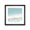 \"Sesimbra I\" Matted and Framed Black 36x36 Wall Art