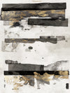 \"Gold And Black Ink Ii\" Giant Art 72x54 Wall Art