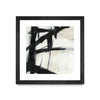\"Construction Ii\" Matted and Framed Black 30x30 Wall Art