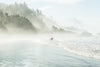 \"Suhrie - Catching The Morning Surf\" Giant Art 72x48 Wall Art