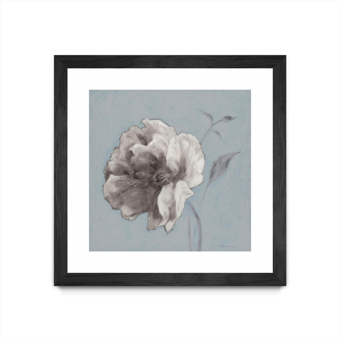 \"Floral Symposium Ii\" Matted and Framed Black 30x30 Wall Art