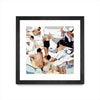 \"Tammy & Greg's Pool Party\" Matted and Framed Black 30x30 Wall Art