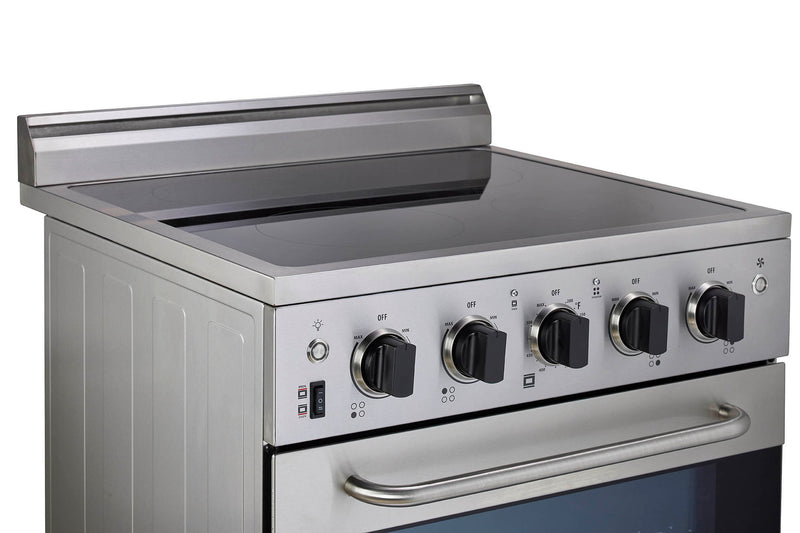 Prestige by Unique 24-Inch Convection Electric Range - UGP-24V EC S/S