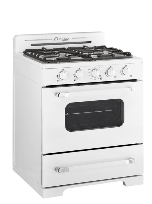 Off-Grid Classic Retro by Unique 30” Propane Range with Battery Ignition - UGP-30CR OF1 W