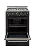Prestige by Unique 24″ Convection Gas Range - UGP-24V PC1 B 