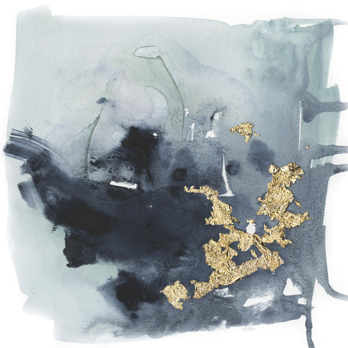 \"Cerulean & Gold I\" Giant Art 54x54 Wall Art
