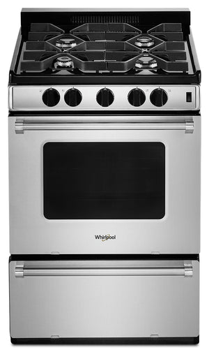 Whirlpool 24-Inch 3.0 Cu. Ft. Freestanding Gas Range - WFG500M4HS