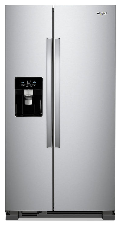 Whirlpool 25 Cu. Ft. Side-by-Side Refrigerator - WRS325SDHZ - Refrigerator in Fingerprint Resistant Stainless Steel