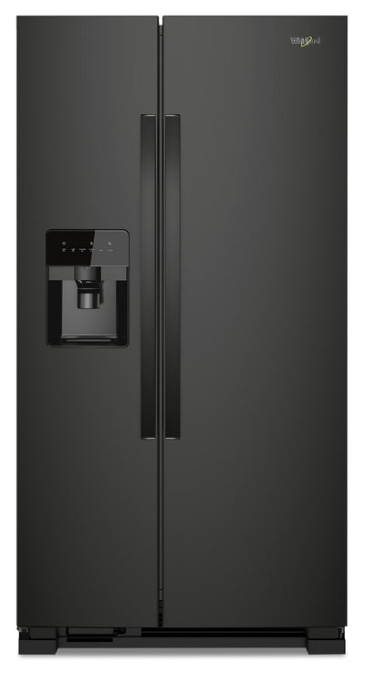 Whirlpool 21 Cu. Ft. Side-by-Side Refrigerator - WRS331SDHB - Refrigerator in Black