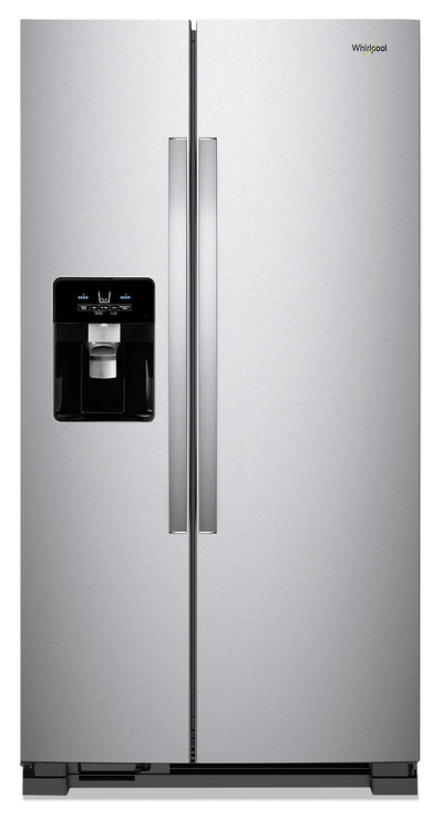 Whirlpool 25 Cu. Ft. Side-by-Side Refrigerator - WRS335SDHM - Refrigerator in Monochromatic Stainless Steel