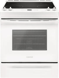 Amana 4.8 Cu. Ft. Electric Range with Self-Clean - White - YAES6603SFW 