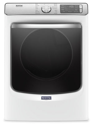 Maytag 7.3 Cu. Ft. Smart Gas Dryer with Steam - White - Stackable - MGD8630HW