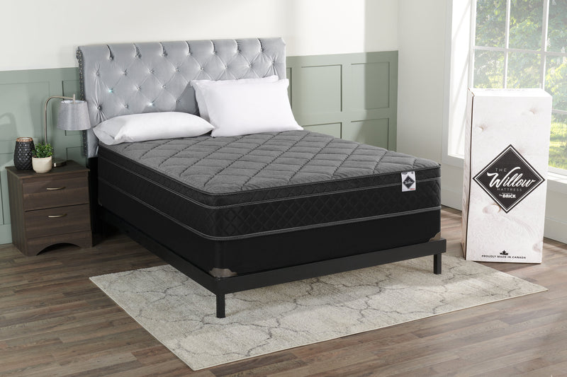 Springwall Aspen Eurotop Low-Profile Twin Mattress-in-a-Box Set