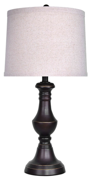 Oil-Rubbed Bronze Finish Table Lamp