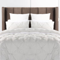 Brianna Light Grey 3-Piece Full/Queen Comforter Set