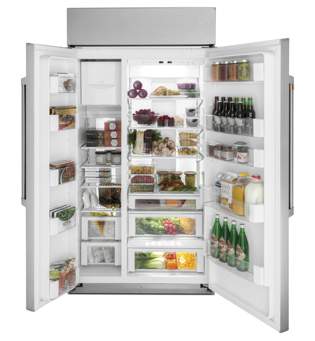 Cafe 48\" 29.5 Cu. Ft. Side-by-Side Refrigerator - Stainless - CSB48WP2NS1