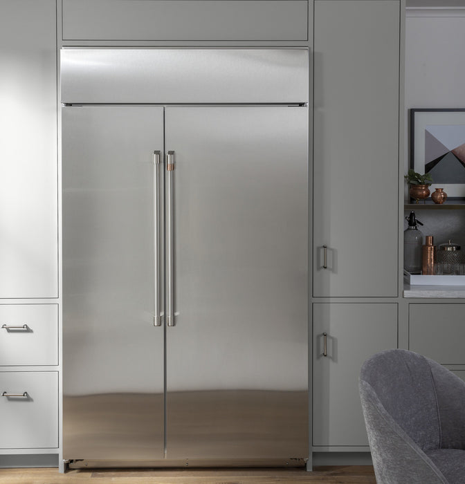 Cafe 48\" 29.5 Cu. Ft. Side-by-Side Refrigerator - Stainless - CSB48WP2NS1