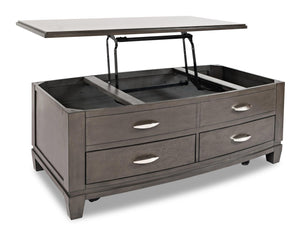 Downtown Coffee Table with Lift Top - Grey