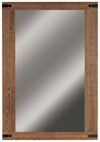 Driftwood Bedroom Dresser Mirror for Kids - Brown