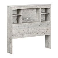 Aviron Twin Bookcase Headboard - Seaside Pine 