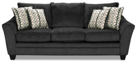 Febe Chenille Sofa - Charcoal 