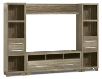 Glendale 4 Piece Entertainment Centre with Storage and Cable Management for TVs up to 65