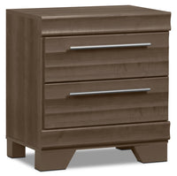 Olivia Bedside 2-Drawer Nightstand, 23.5