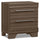 Olivia Bedside 2-Drawer Nightstand, 23.5