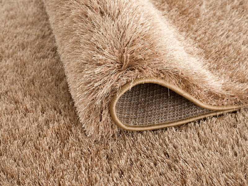 Harlow Gold Shag Area Rug - 5' x 7'