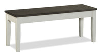 Ella Dining Bench - White 