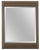 Olivia Bedroom Dresser Mirror, Made in Canada - Grey